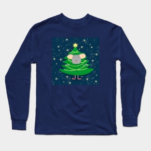 Christmas mouse Long Sleeve T-Shirt